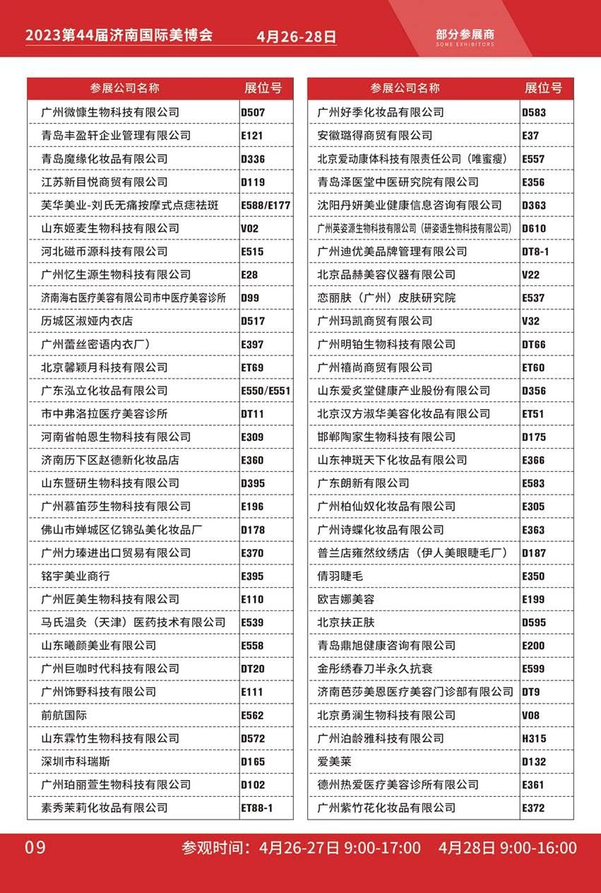 【参观指南】2023济南国际美博会概览