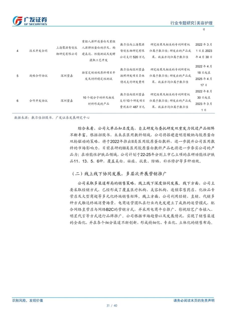 专题 | 敷尔佳：《医用敷料龙头，功能性护肤品开辟第二增长曲线》