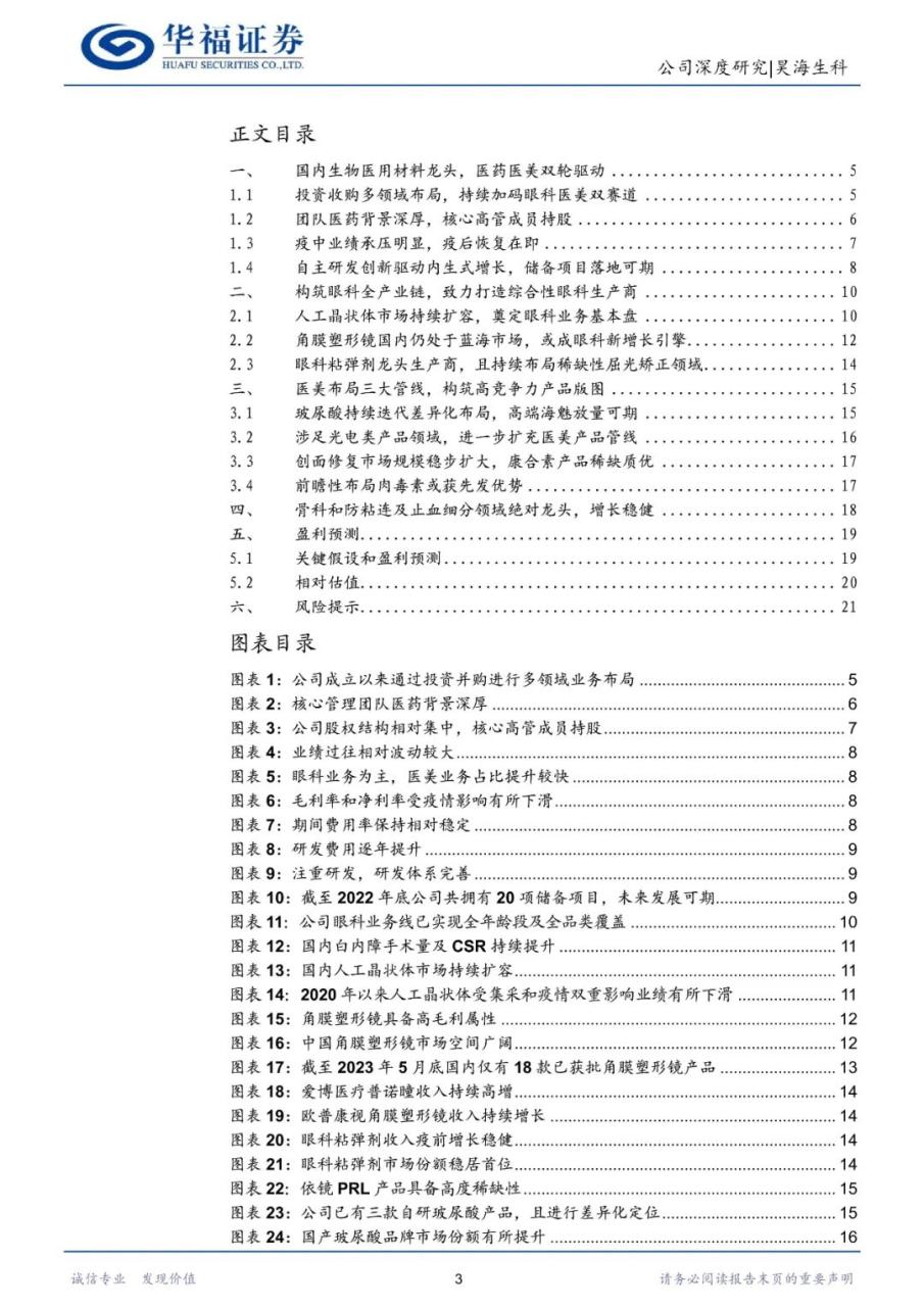 昊海生科-生物医用材料龙头，眼科与医美再蓄新动能