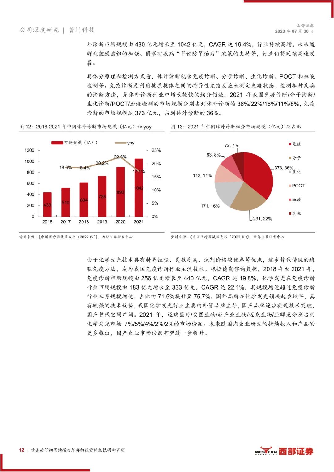 普门科技：体外诊断和治疗康复双轮驱动，医美光电设备快速增长