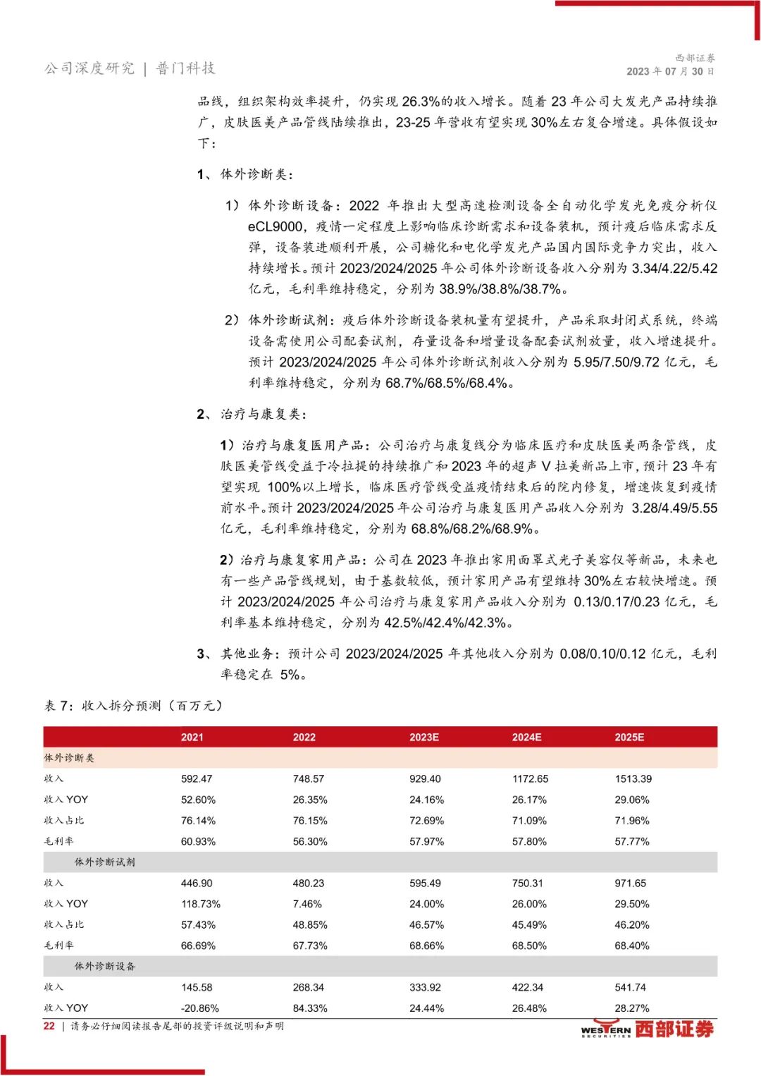 普门科技：体外诊断和治疗康复双轮驱动，医美光电设备快速增长