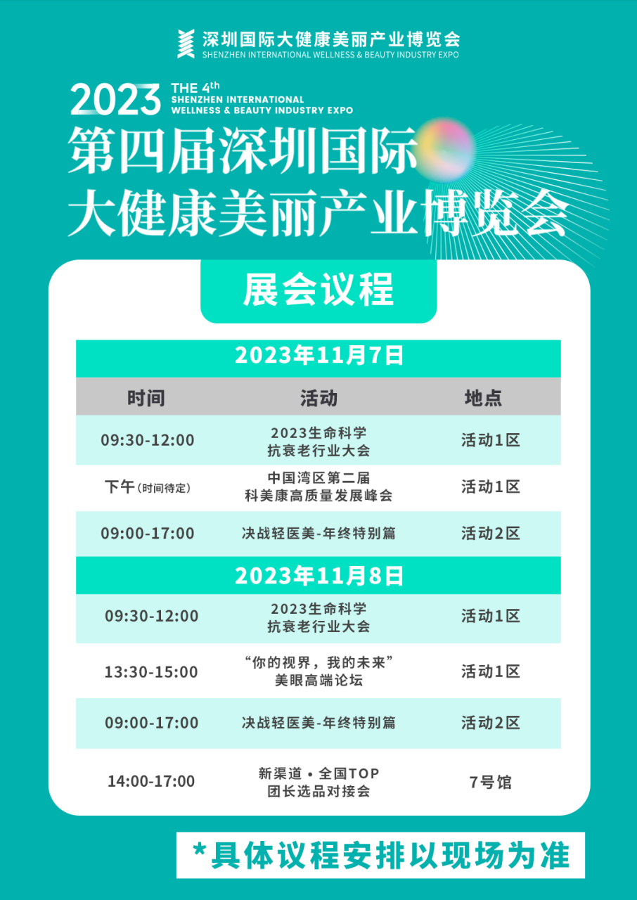 明日(8日)论坛｜产品线构建、新渠道赋能、抗衰老赛道、眼部美康等话题探讨！