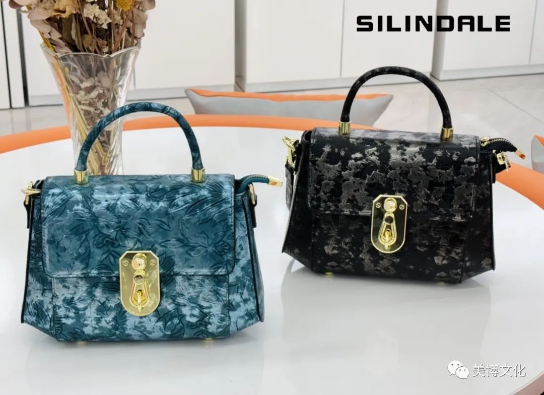 美业活动礼品推荐 |【SILINDALE赛琳黛尔·2248雕花蛇纹包包】低调奢华，头层牛皮材质，经典百搭