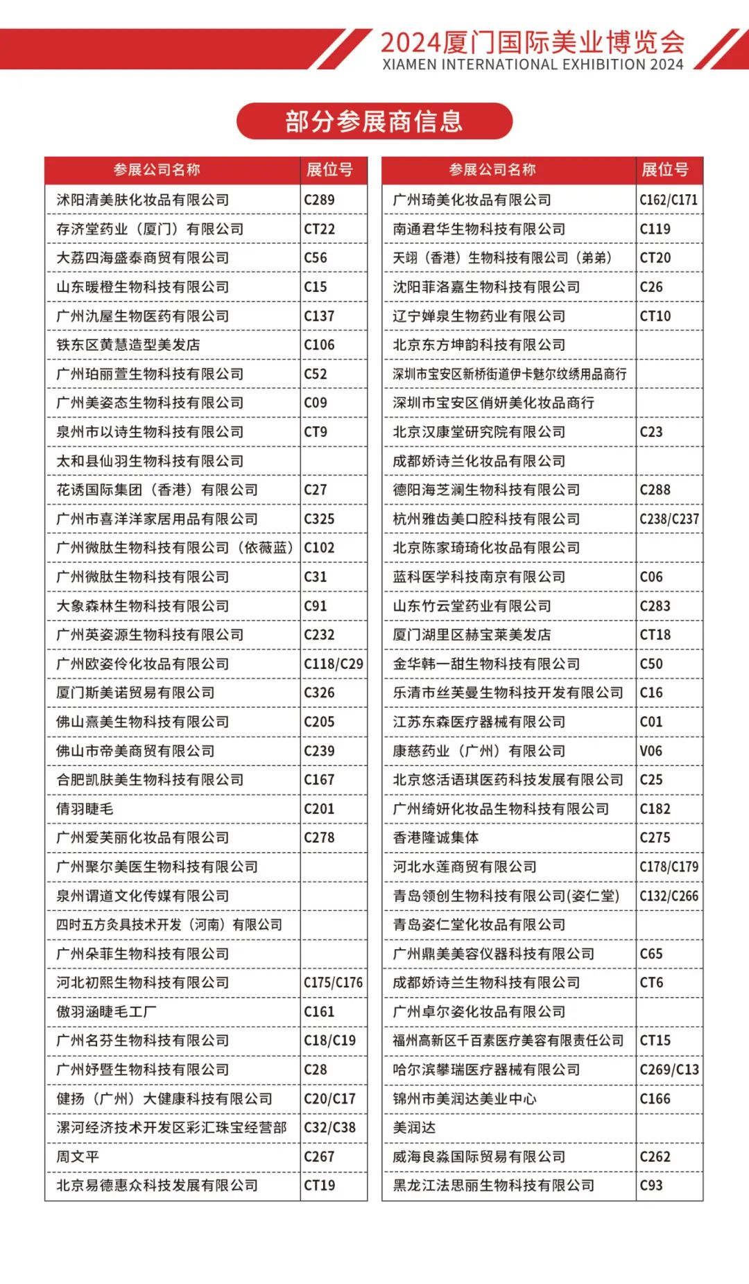 【领取门票】2024厦门国际美业博览会送门票啦